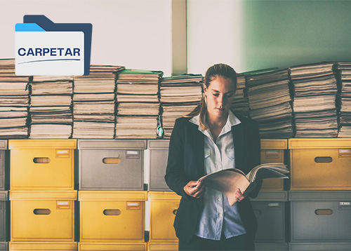 historia de carpetas para archivo